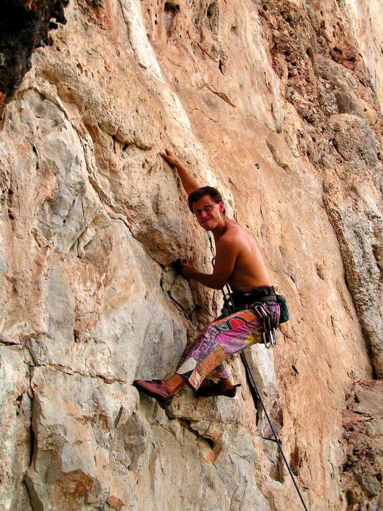 Laos - climbing in Van Vieng 32
