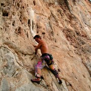 Laos - climbing in Van Vieng 33