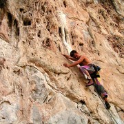 Laos - climbing in Van Vieng 34