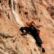 Laos - climbing in Van Vieng 35