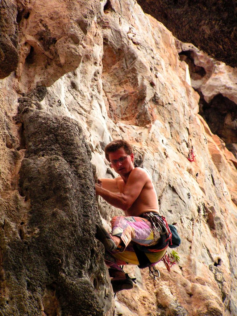 Laos - climbing in Van Vieng 38