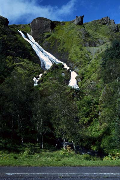 Iceland - Kirkjubaejarklaustur's waterfall