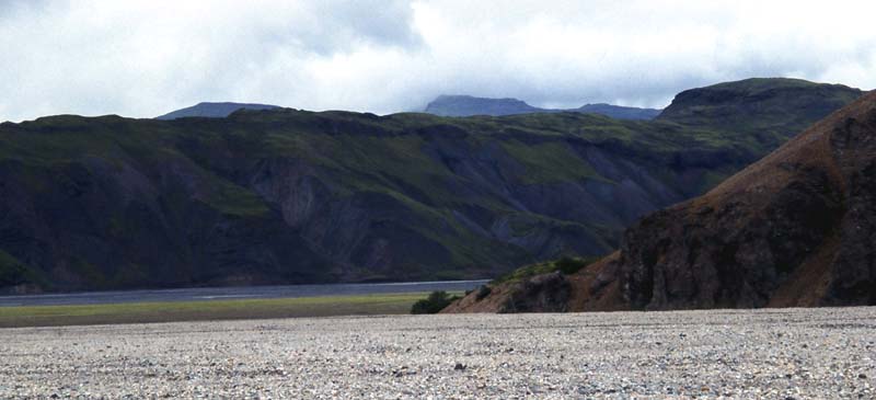 Colours of Liparite mountains in Iceland