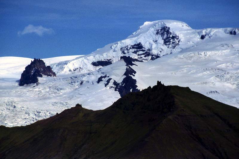 Iceland - a detail of Hvannadalshnúkur