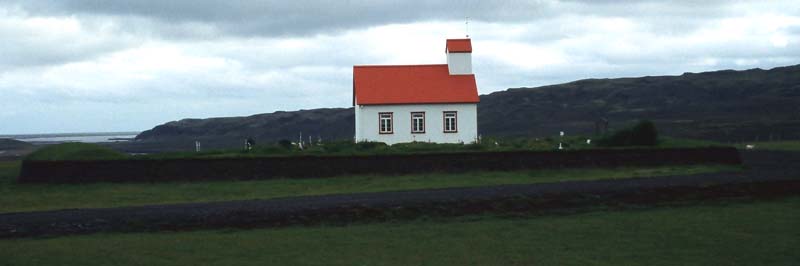Iceland - a church in the middle of nowhere