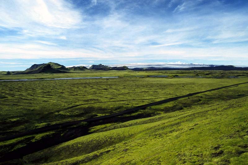 Iceland - a road around the glacier