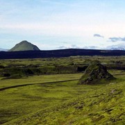 Iceland - a road trough the lava fields