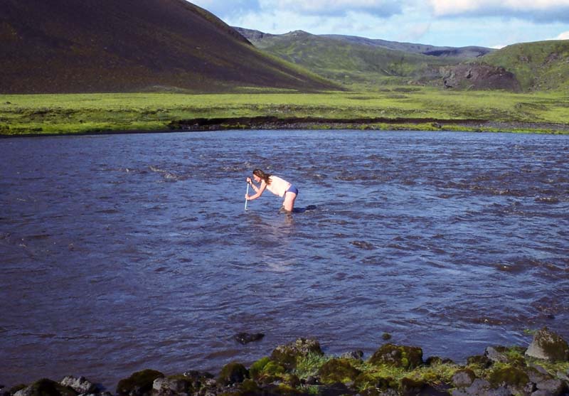 Iceland - a hard river crossing