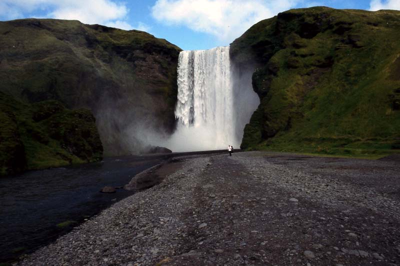 Iceland - Skogarfoss waterfall