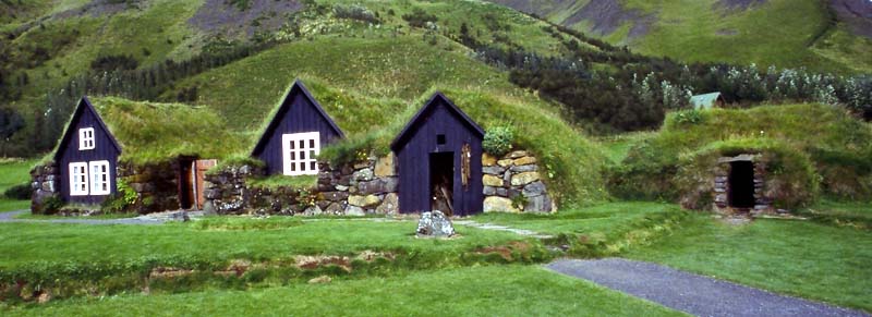 Iceland - a museum near by Skogarfoss