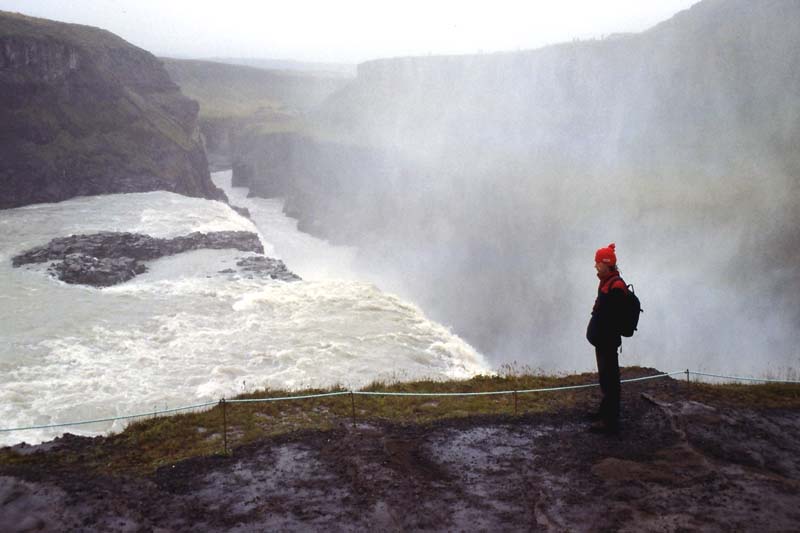Iceland - a second part of Gullfoss waterfall