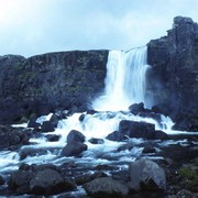 Iceland - Pingvellir waterfall