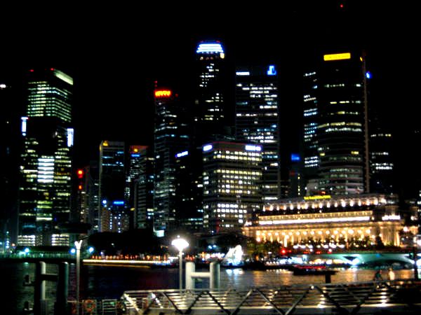 Singapore at night