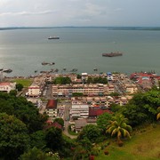 Malaysia - Borneo - views from Puu Jih Shih Temple in Sandakan