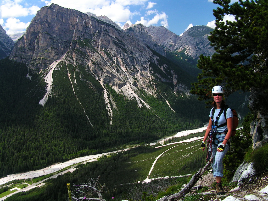 The Italian Dolomites - a valley of the river Boite