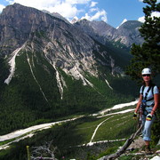 The Italian Dolomites - a valley of the river Boite