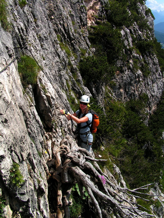 The Italian Dolomites - Via ferrata Strobel 09