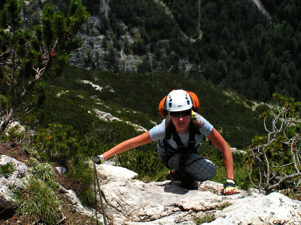 The Italian Dolomites - Via ferrata Strobel 10