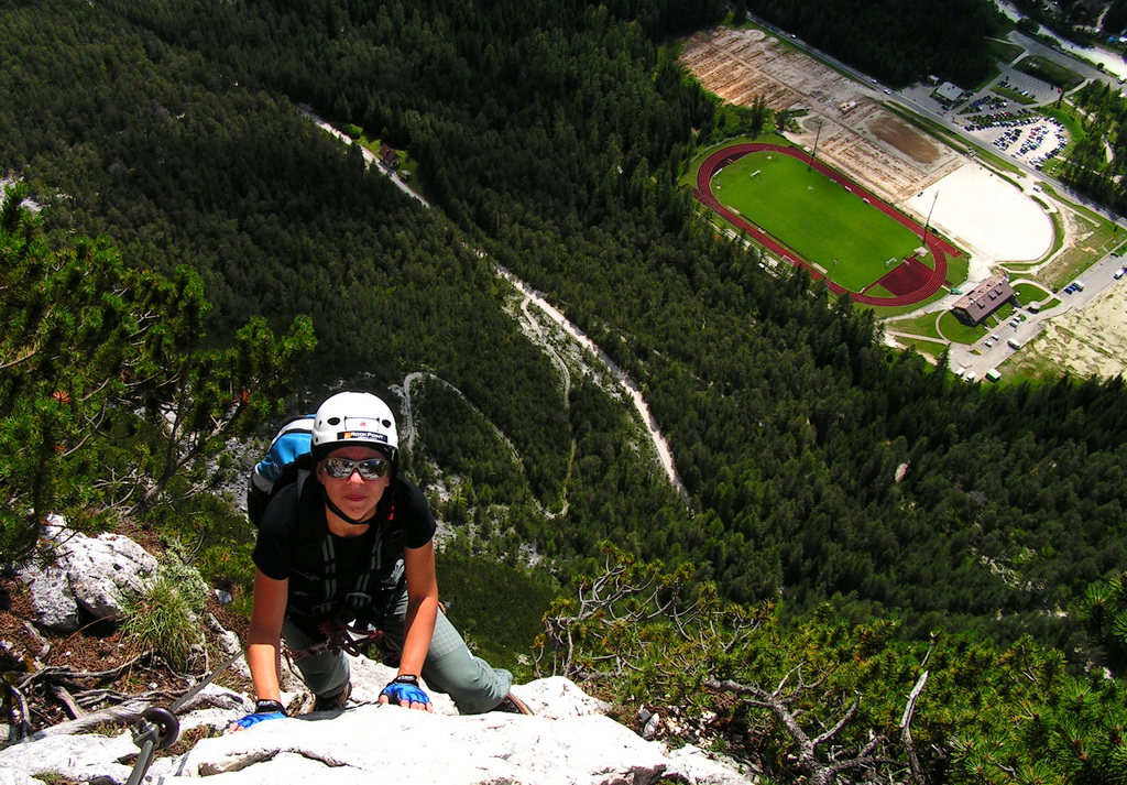 The Italian Dolomites - Via ferrata Strobel 12