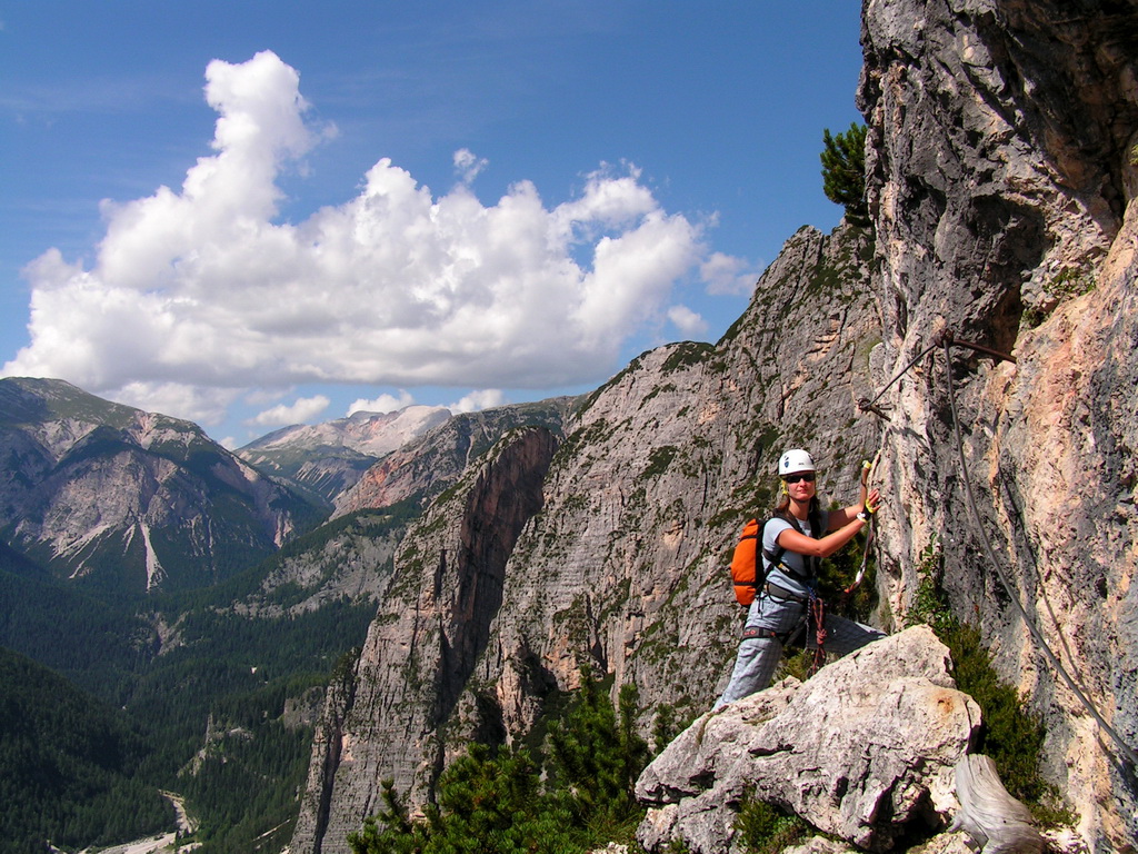 The Italian Dolomites - Via ferrata Strobel 14