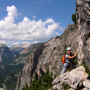 The Italian Dolomites - Via ferrata Strobel 14