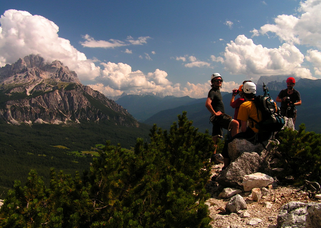 The Italian Dolomites - Via ferrata Strobel 22