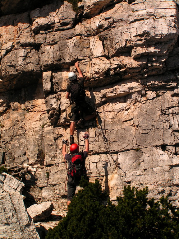 The Italian Dolomites - Via ferrata Strobel 27