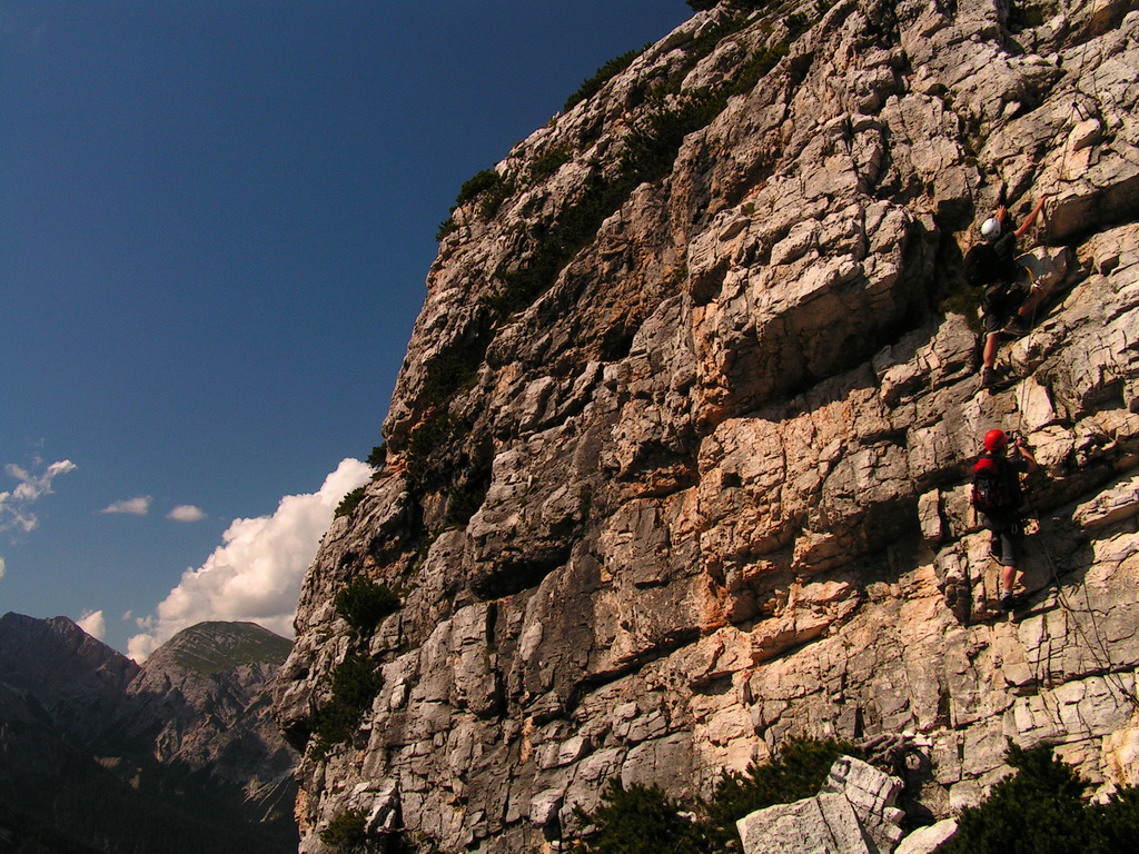 The Italian Dolomites - Via ferrata Strobel 28