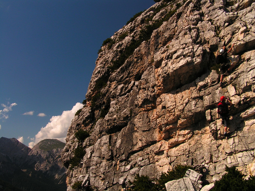 The Italian Dolomites - Via ferrata Strobel 28