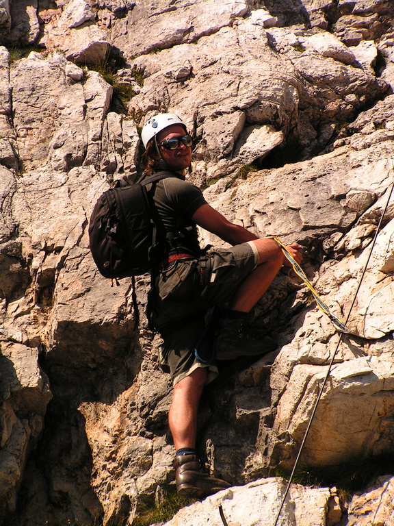 The Italian Dolomites - Via ferrata Strobel 30