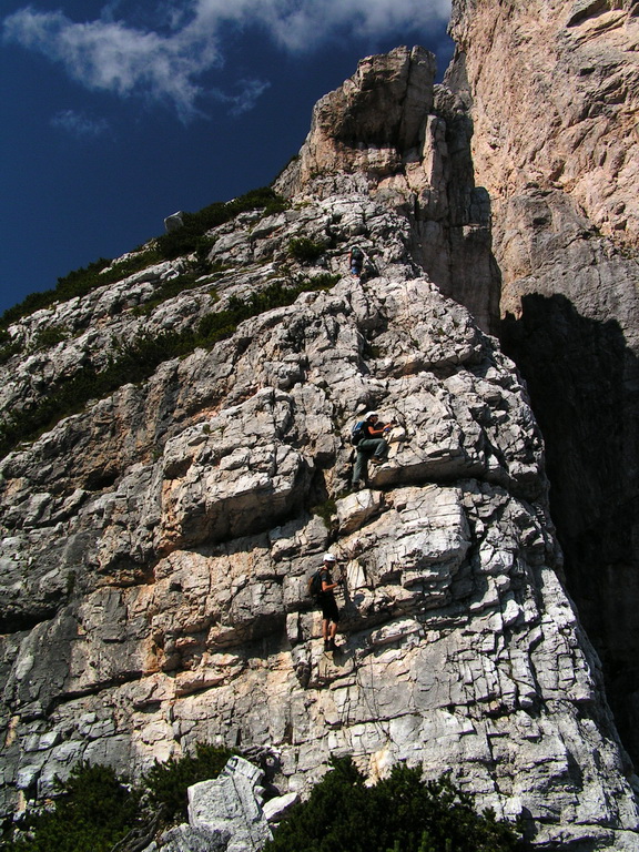 The Italian Dolomites - Via ferrata Strobel 33