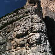 The Italian Dolomites - Via ferrata Strobel 33