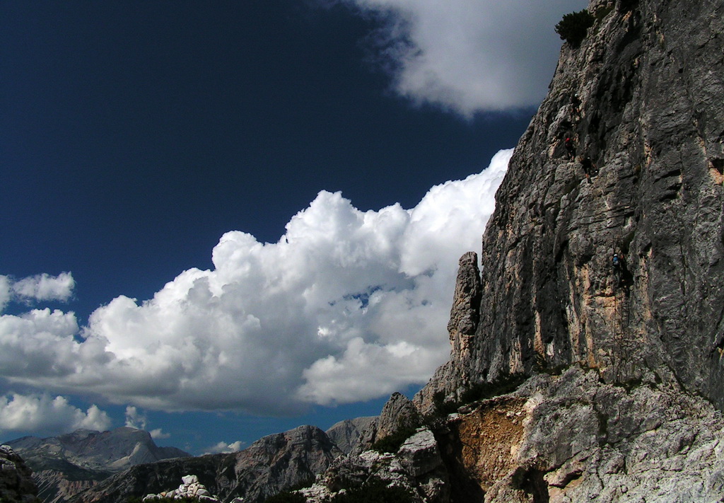 The Italian Dolomites - Via ferrata Strobel 36