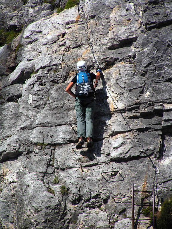 The Italian Dolomites - Via ferrata Strobel 37