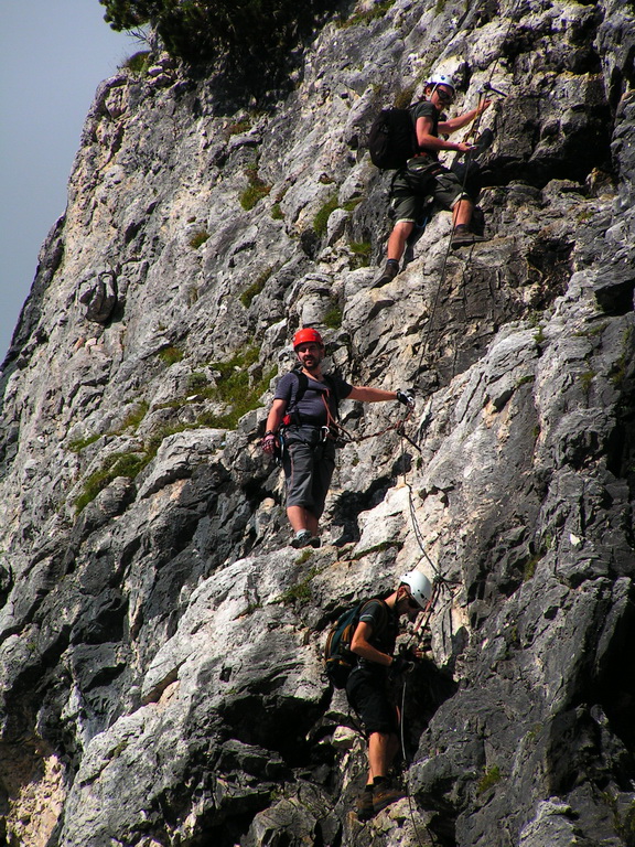 The Italian Dolomites - Via ferrata Strobel 38