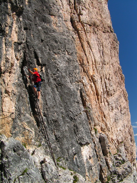 The Italian Dolomites - Via ferrata Strobel 39