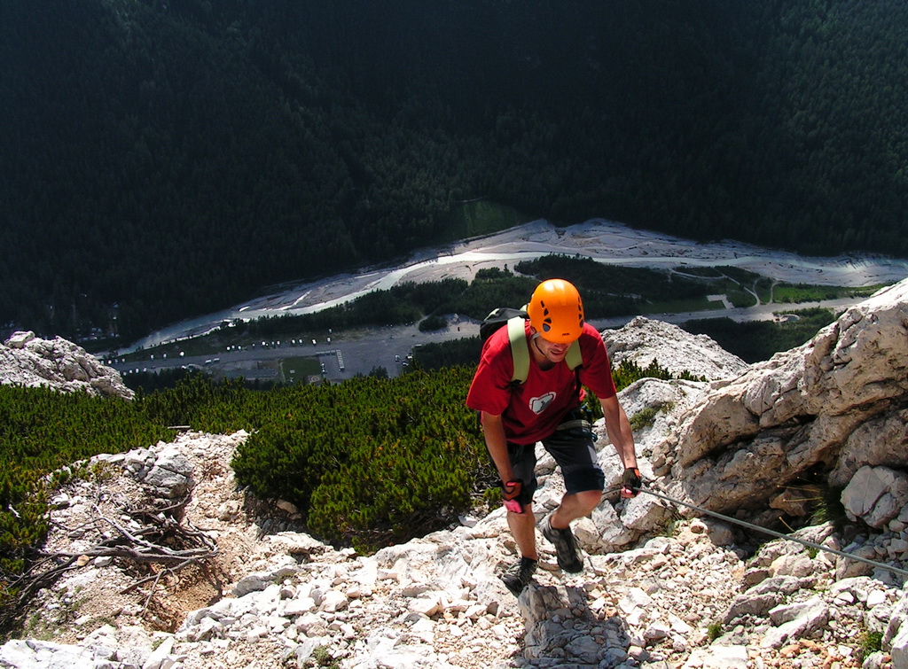 The Italian Dolomites - Via ferrata Strobel 42