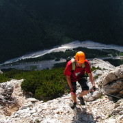 The Italian Dolomites - Via ferrata Strobel 42