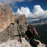 The Italian Dolomites - Via ferrata Strobel 43