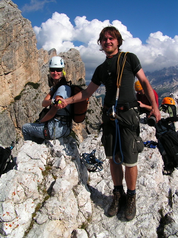 The Italian Dolomites - Via ferrata Strobel 45