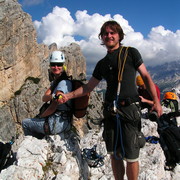 The Italian Dolomites - Via ferrata Strobel 45