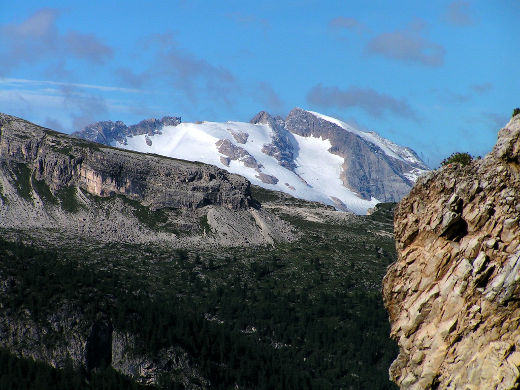 View of Marmolada from Tofana di Mezzo