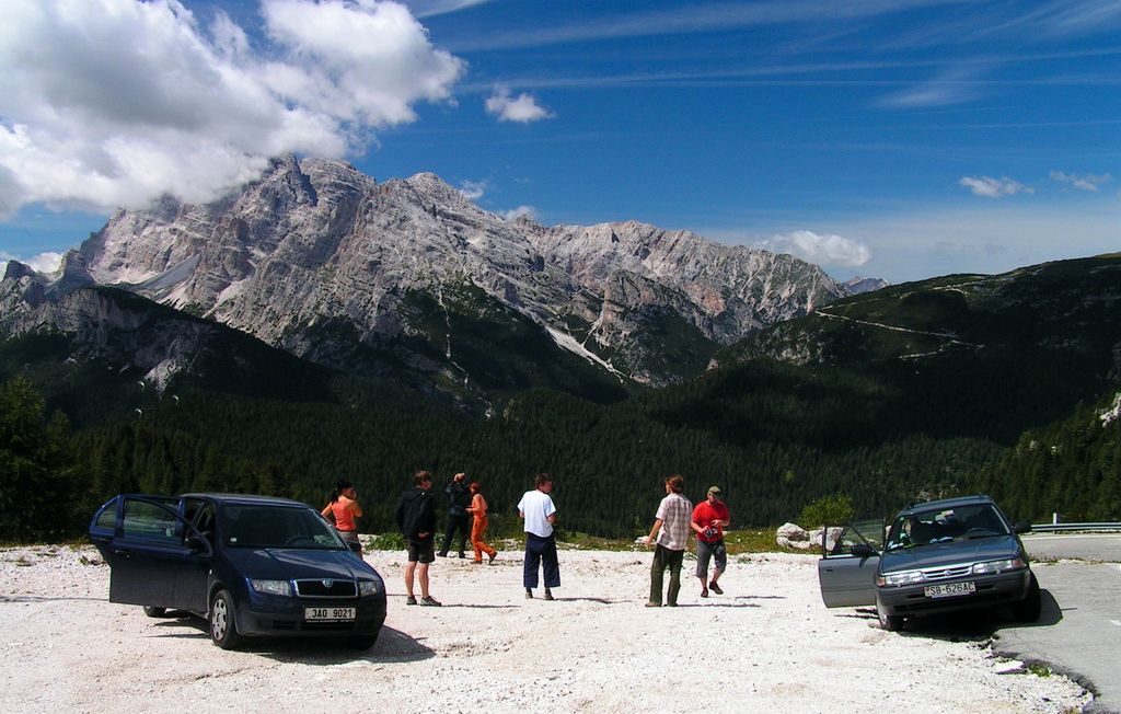 The way to Tre Cime