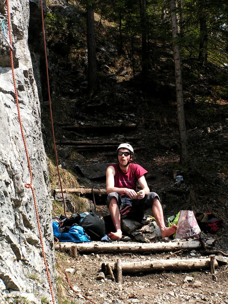 Slovakia - climbing in Machnate 01