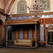 Turkey - Istanbul - Sultan's throne in Topkapi Palace