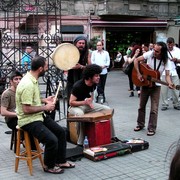 Turkey - street artists in Istanbul