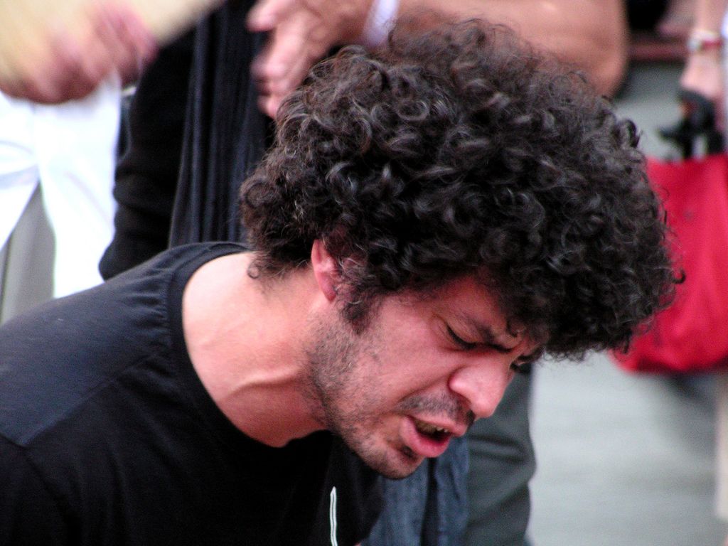 Turkey - a street musician in Istanbul