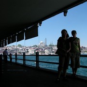 Turkey - under the bridge in Istanbul