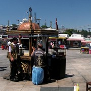 Turkey - a street vendor in Istanbul