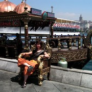 Turkey - Paula resting in Istanbul